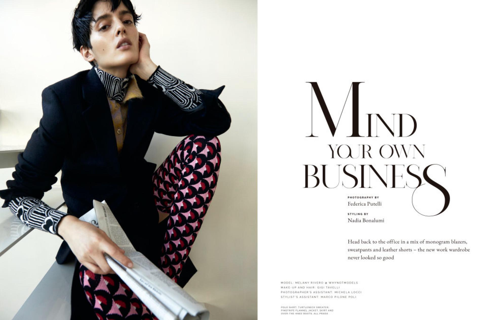 Min. Melany Rivero para Mojeh Magazine