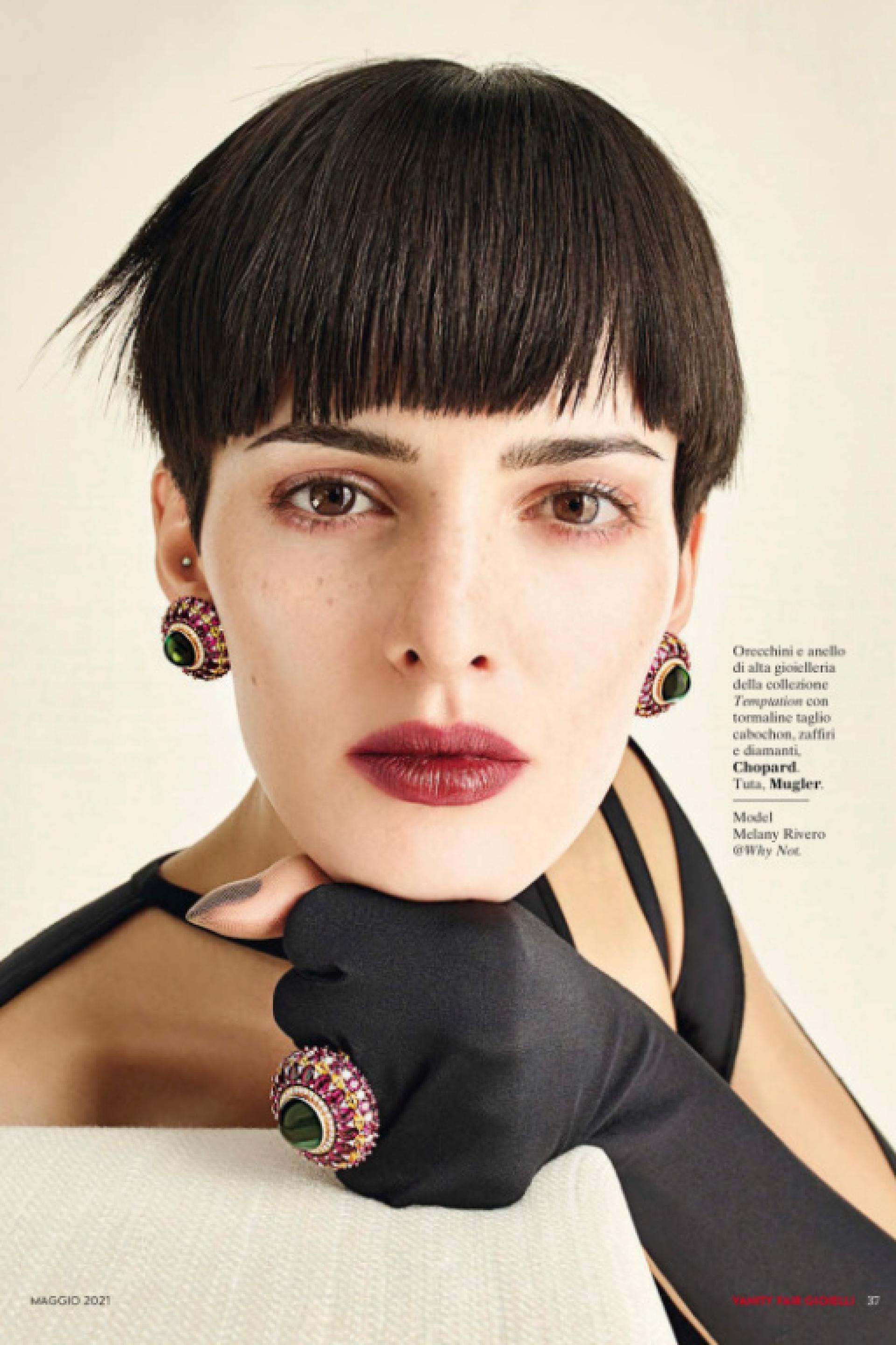 Min. Melany Rivero on Jewelry Editorial for Vanity Fair Magazine