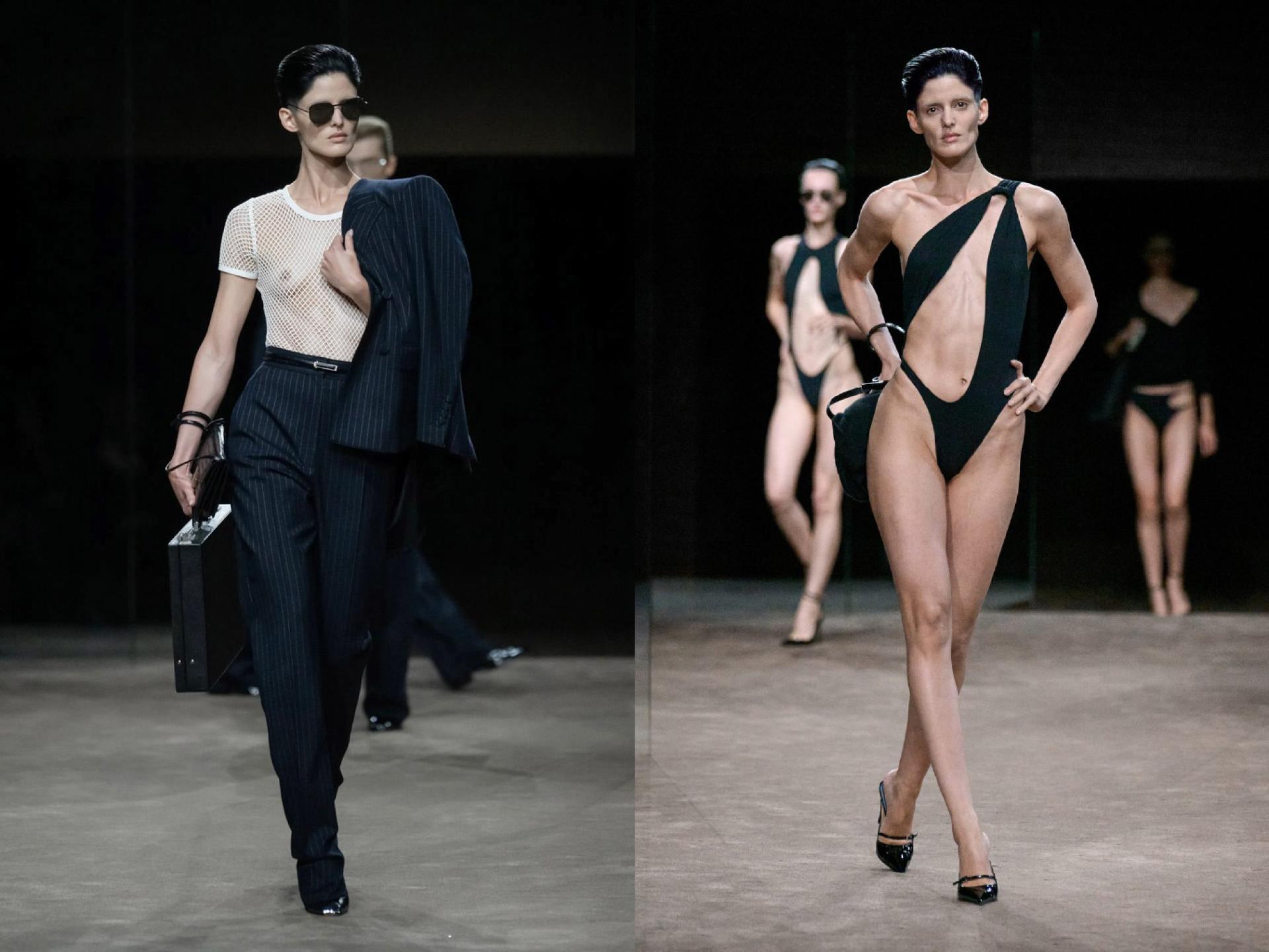 Melany para TOM FORD-PFW 2 fotos baja